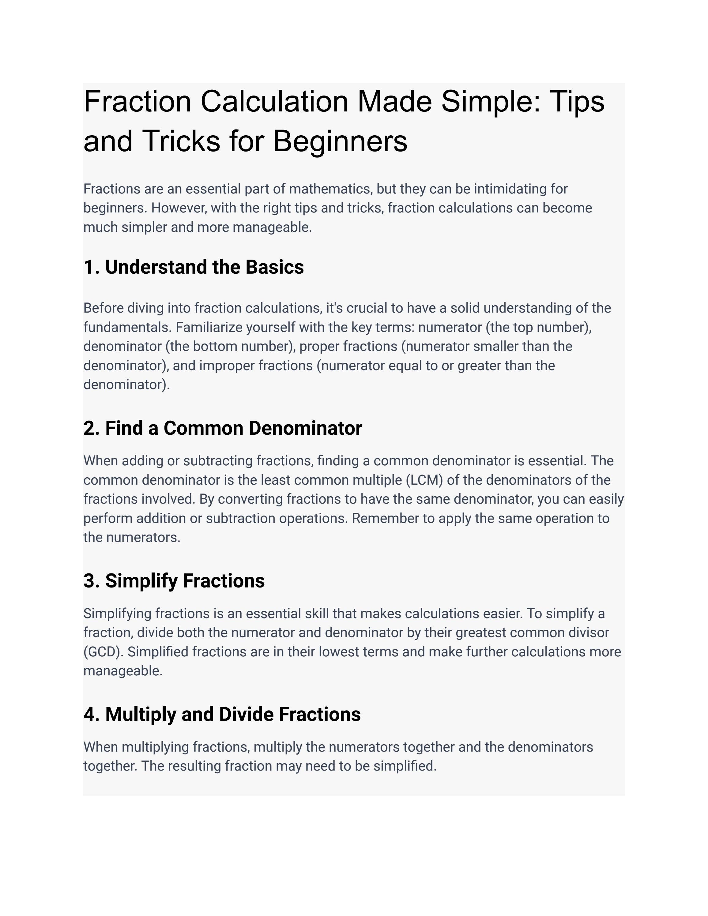 13 Fraction Tips Less Than 1 8 Made Easy 13 Fraction Tips Less Than 1 8 Made Easy