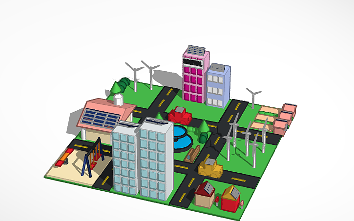 Cell City Project Build Sustainable City Models