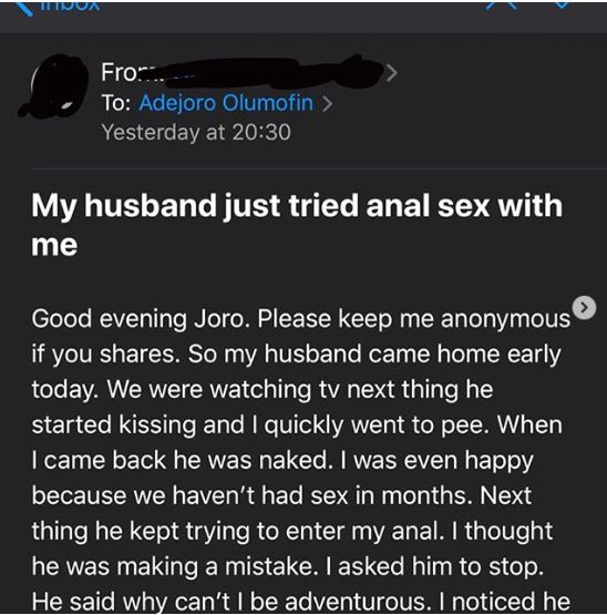 Cheating Wife Anal Story