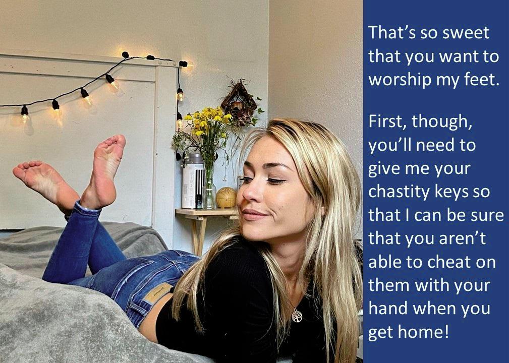 Cuckold Feet Captions