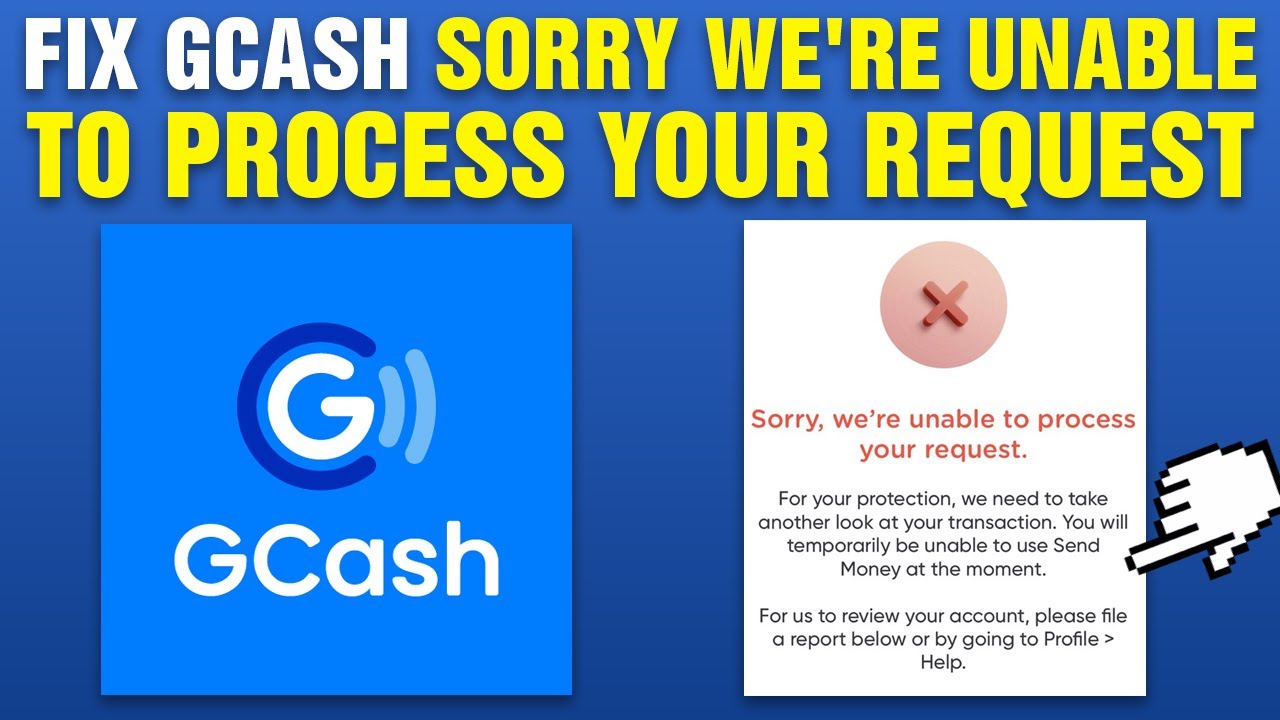 Gcash Fix Sorry We Re Unable Process Your Request Problem Solve Youtube