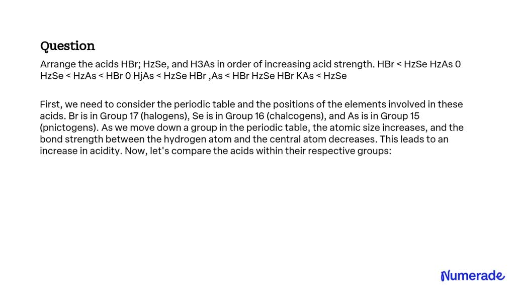 Hbr Acid Strength Revealed