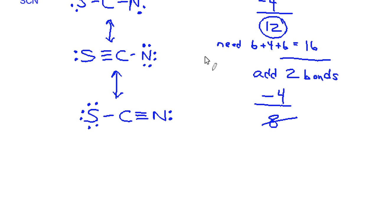 Lewis Structure Of Scn