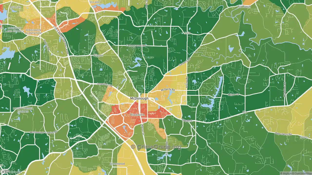 Mcdonough Ga Safe: Low Crime Rates Guaranteed