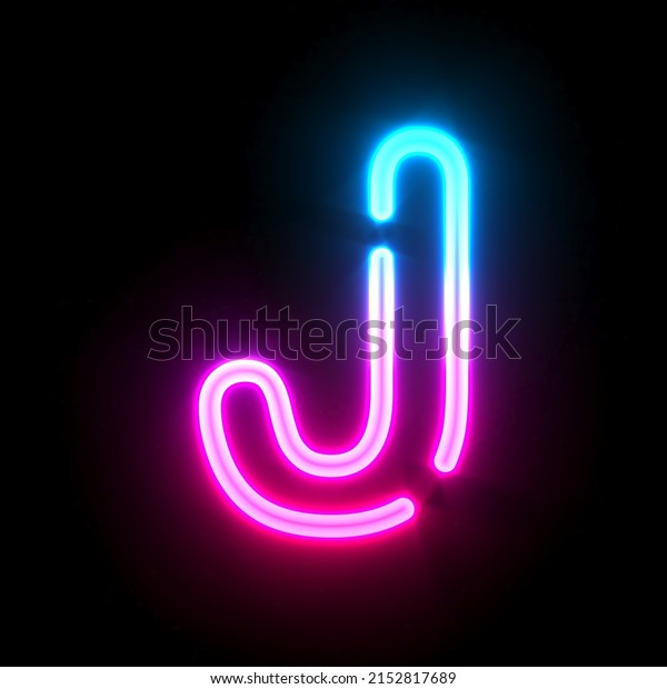 Neon Purple Letter J 244 Shutterstock Neon Purple Letter J 244 Shutterstock