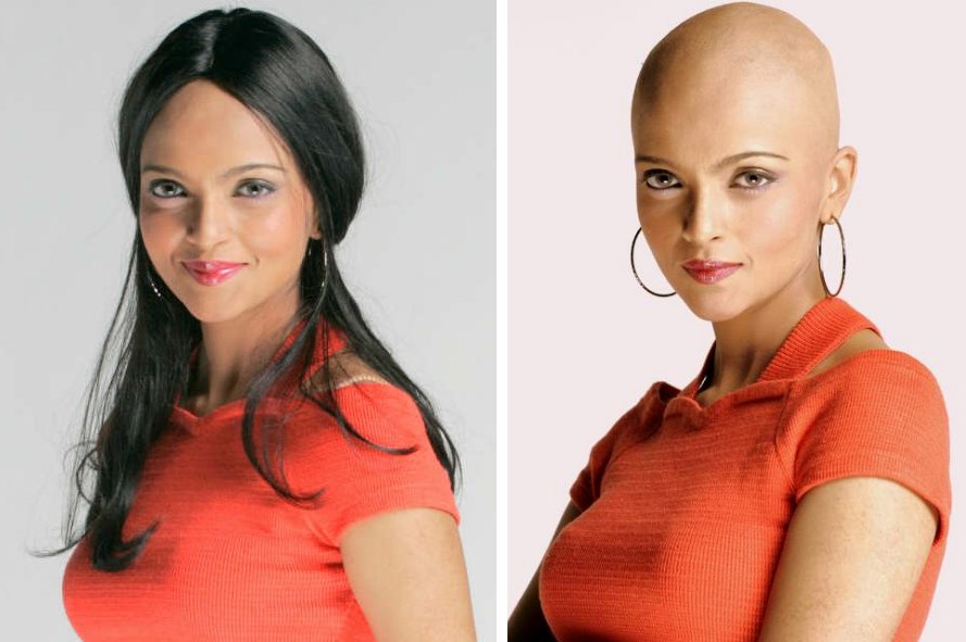 Nude Female Headshave