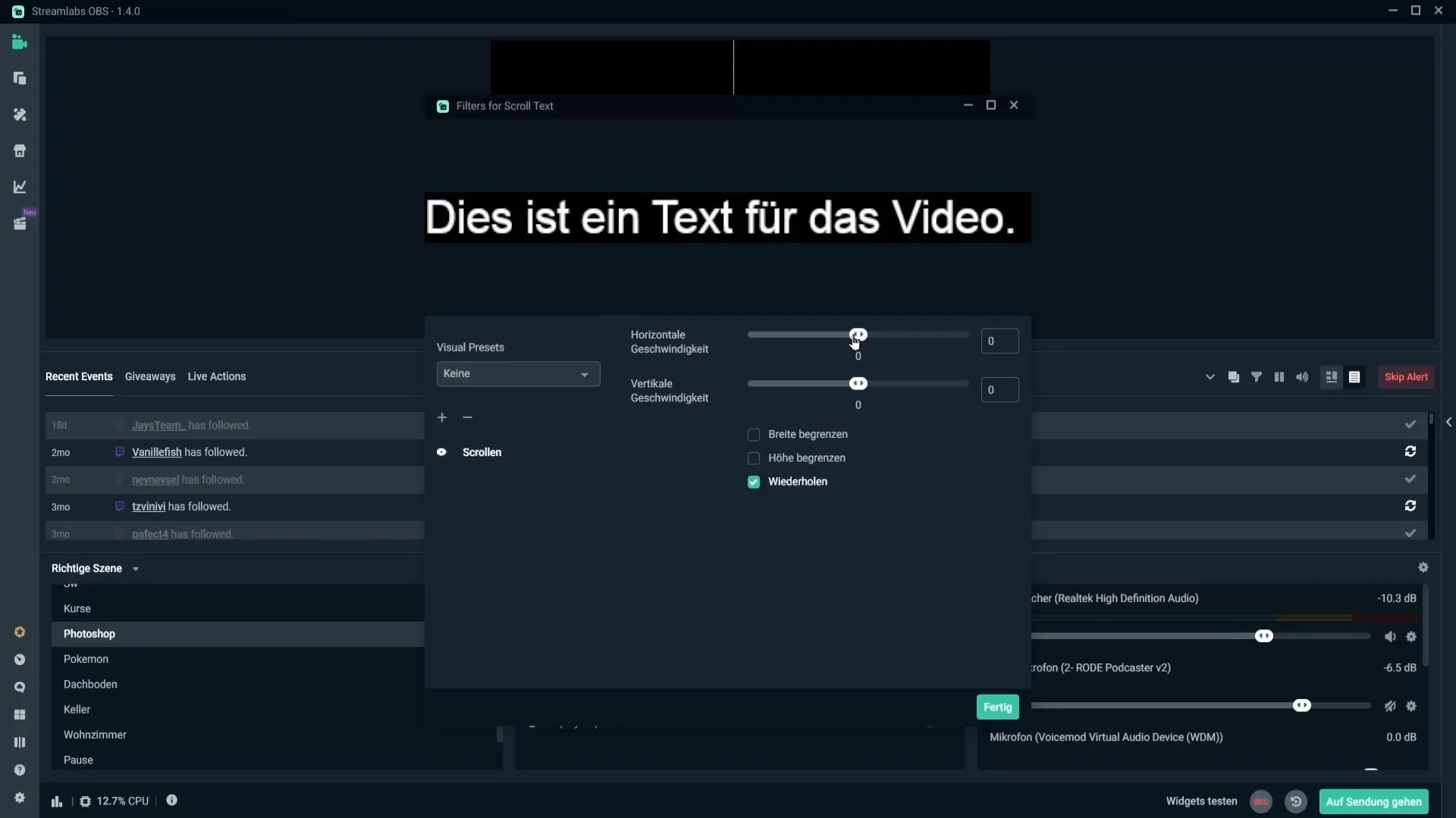 Scrolling Text Tutorials: Create I Loved You Messages