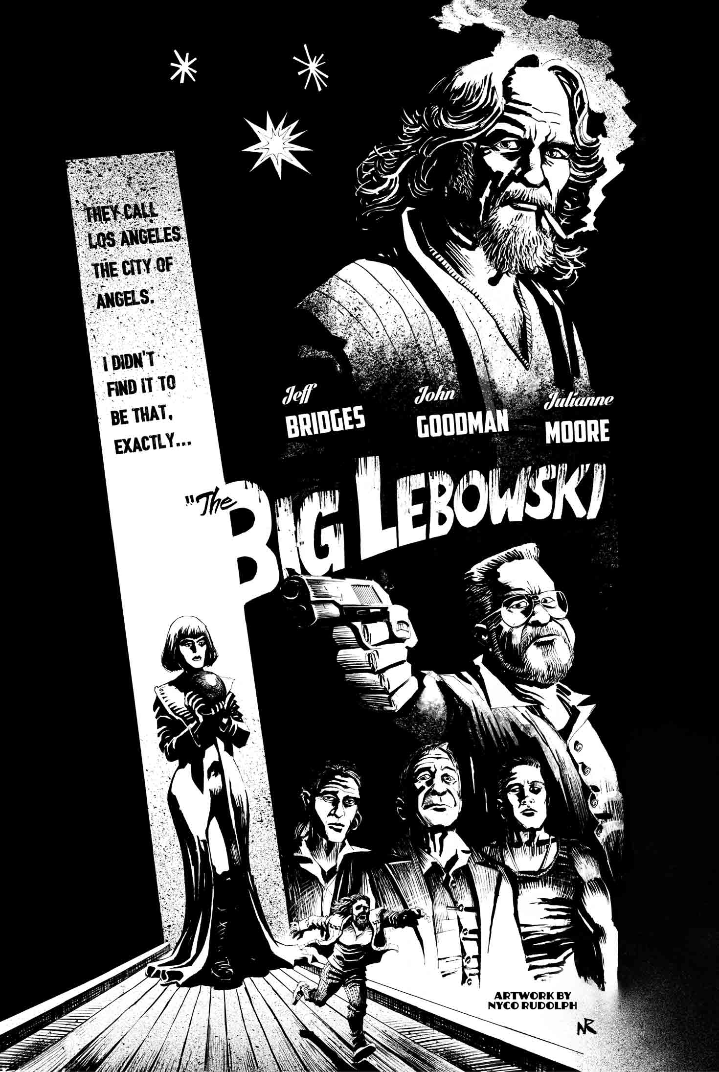 The Big Lebowski Film Poster